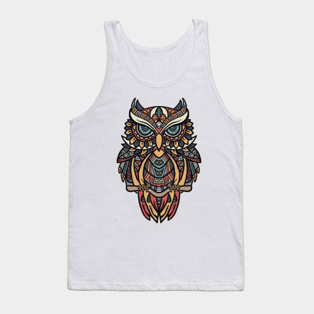 Perched Owl Tank Top by TylerMade